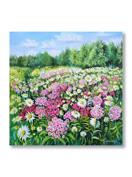 Flowers Make Me Happy Print