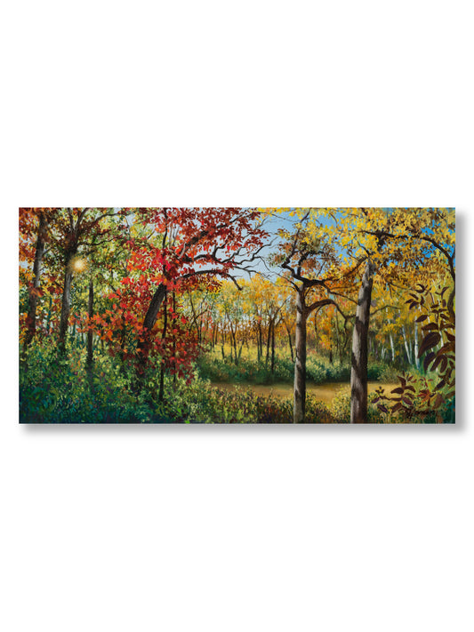 Nestled In The Woods Print