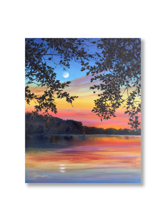 Independence Moon Print