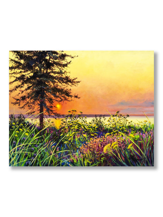 Sunset Across The Bay Print