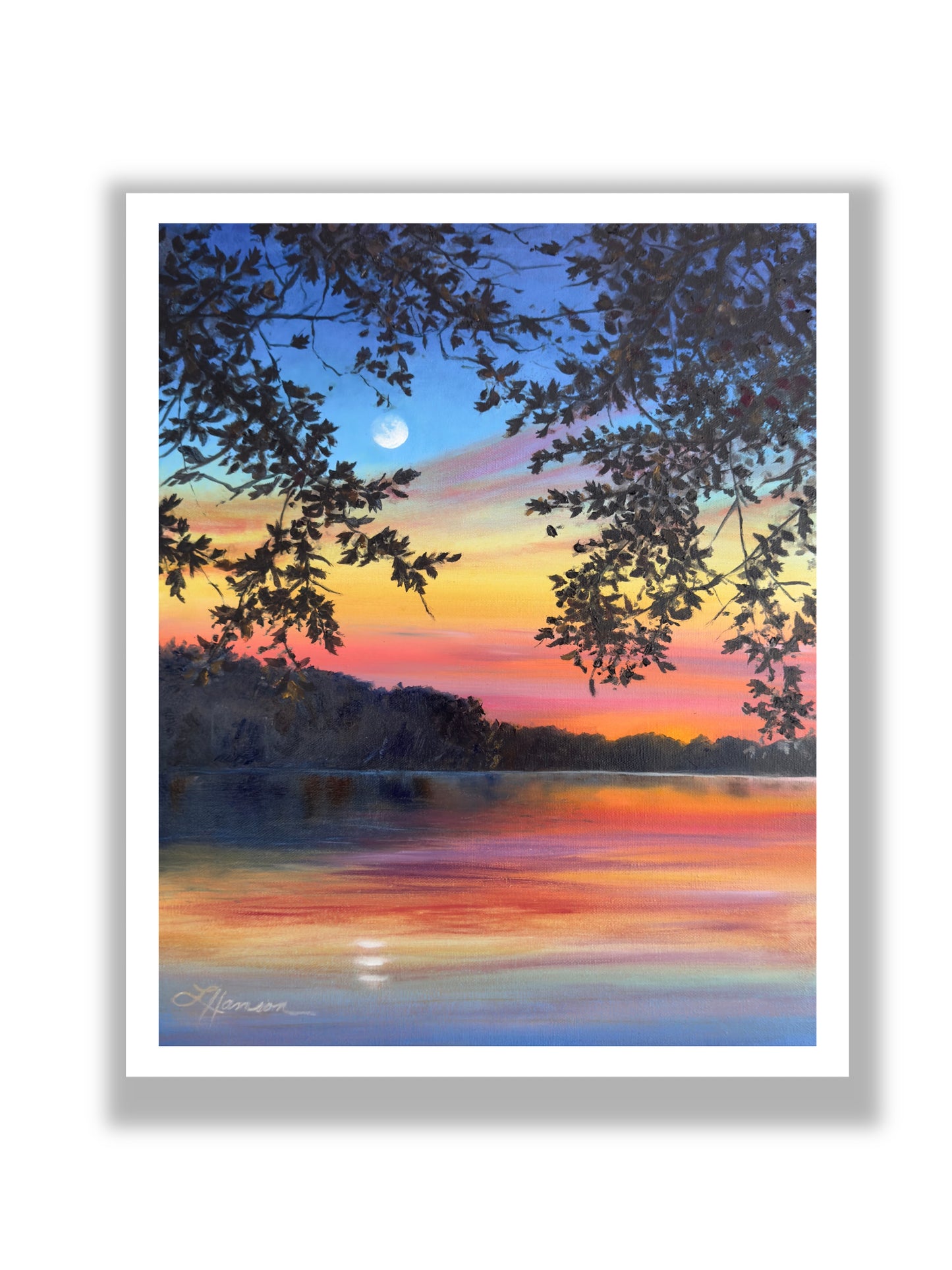 Independence Moon Print