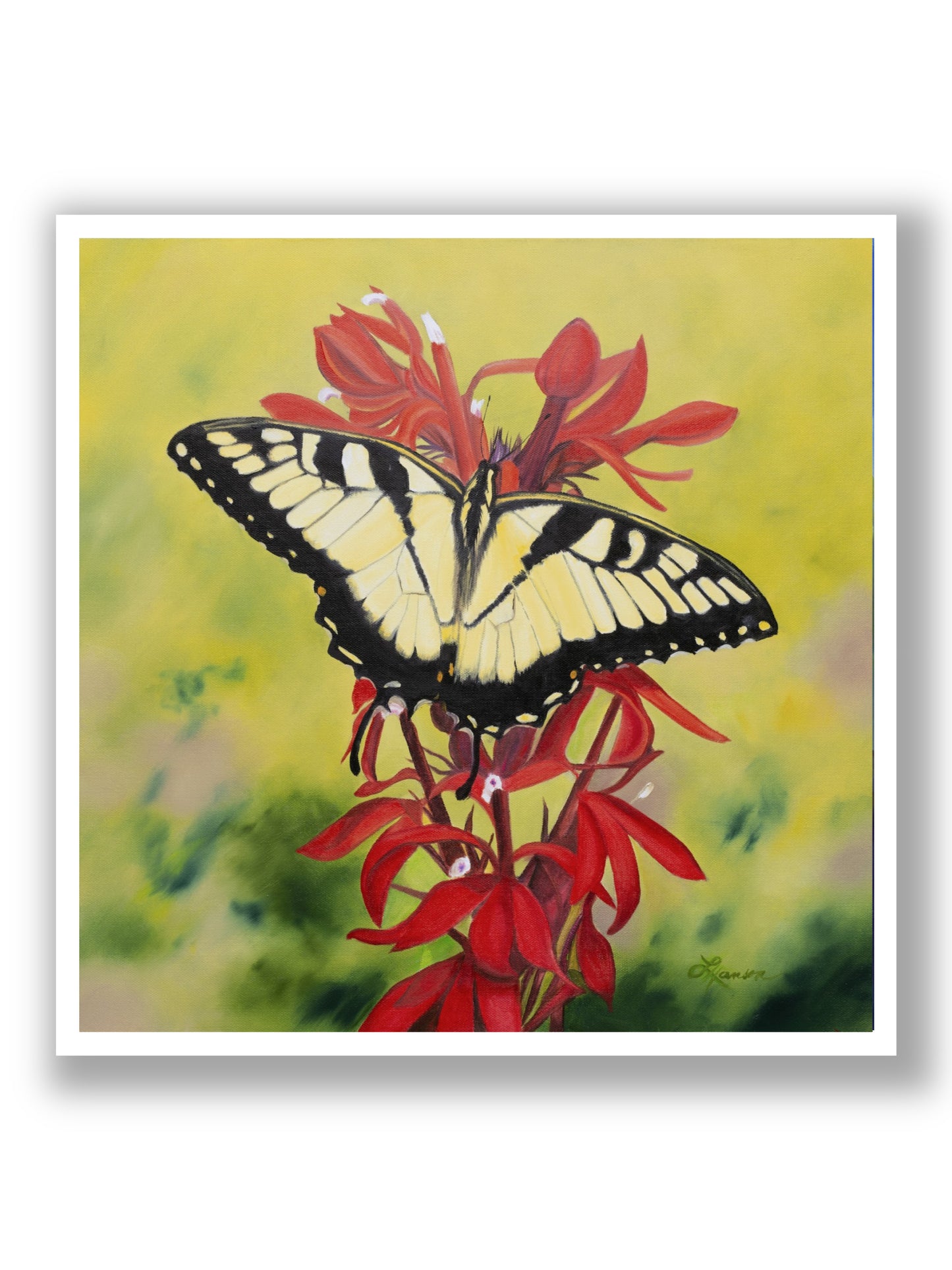 Yellow Angel Print