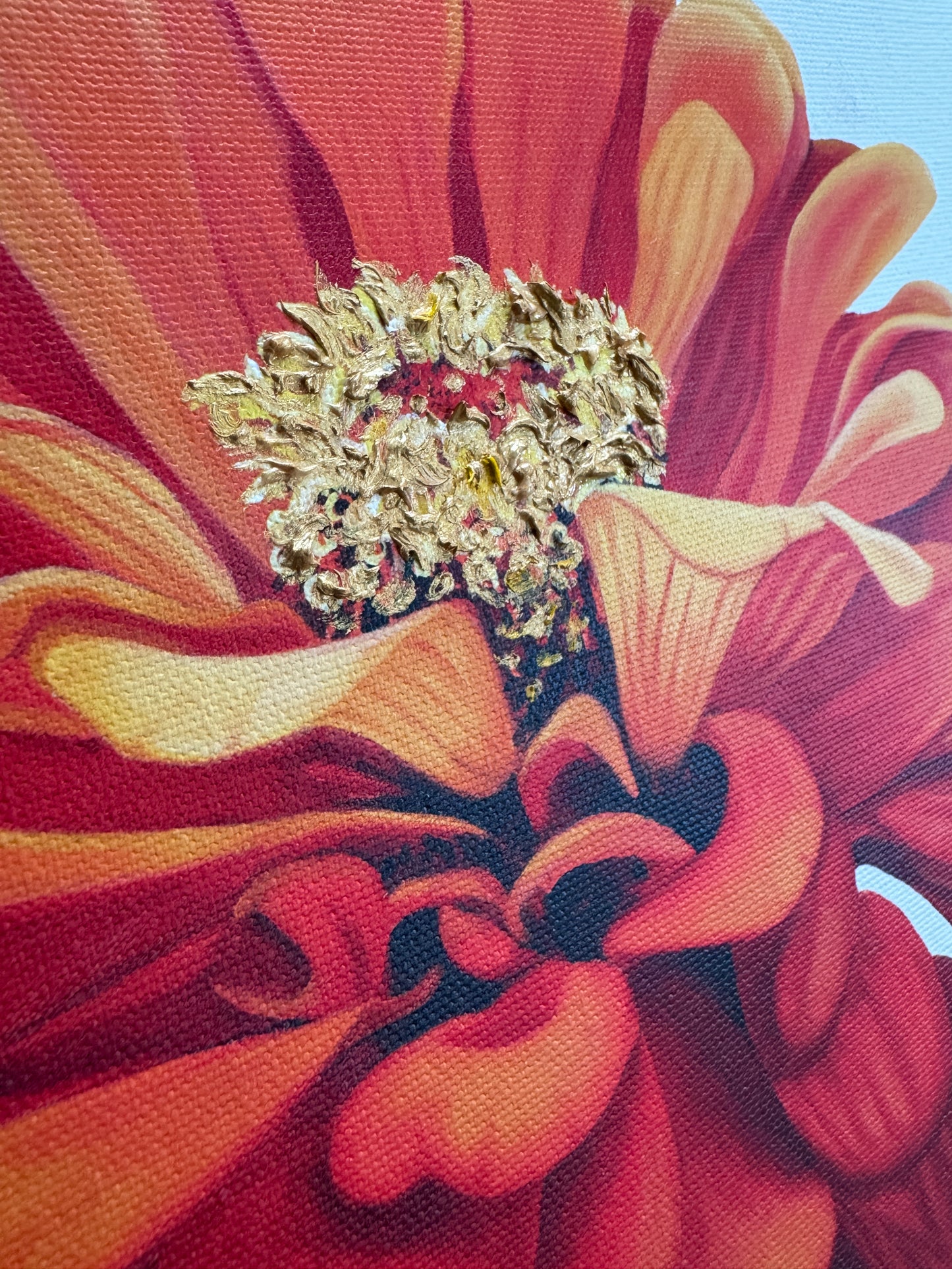 Zinnia-Hand Embellished - Limited Edition