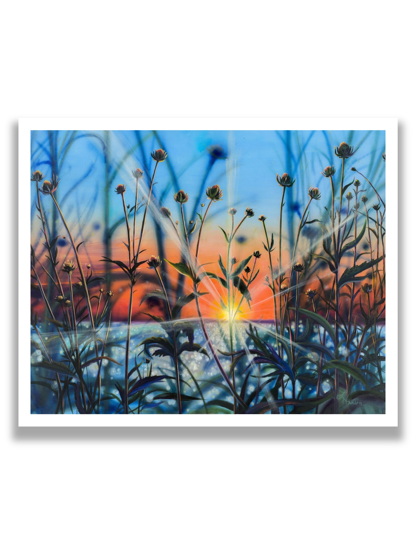 Sunset Silhouette Print