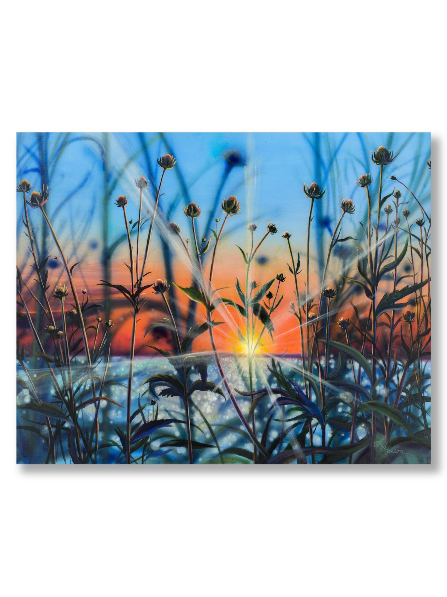 Sunset Silhouette Print