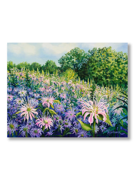 Bee Balm Meadow Print