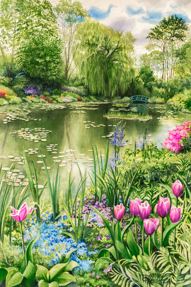 Monet's Garden Springtime