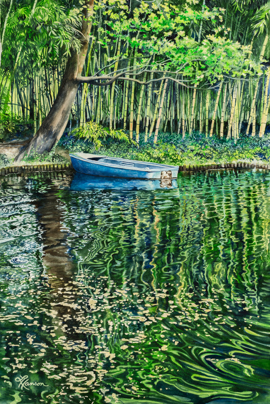 Monet's Garden Boat